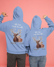 Load image into Gallery viewer, Custom Name Deers Gift For Boyfriend Till Our Last Breath Hoodie
