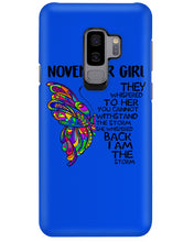 Load image into Gallery viewer, Birthday Gift For November Girl They Whispered To Her You Cannot Withstand The Storm Phone case
