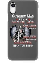 Load image into Gallery viewer, October Man Son Of God Birthday Meaningful Gift For Men Phone case
