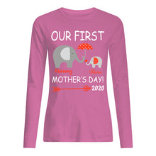 Load image into Gallery viewer, Our First Mother's Day 2020 Funny Gift For Mom Unisex Long Sleeve
