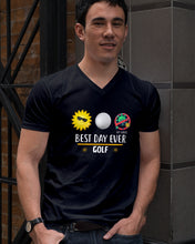 Load image into Gallery viewer, Best Day Ever Golf Trending Gift For Golf Lovers Guys V-Neck
