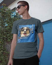 Load image into Gallery viewer, Australian Shepherd In Denim Pocket Gift For Dog Lovers Guys Tee
