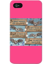 Load image into Gallery viewer, Do What Makes You Happy With Bats Gift For Girls Phone case
