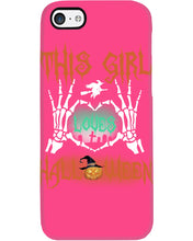 Load image into Gallery viewer, This Girl Loves Halloween Gift For Girls Phone case
