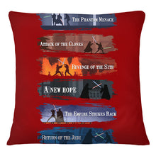 Load image into Gallery viewer, Attack Of The Clones A New Hope Pillow Cover
