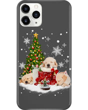 Load image into Gallery viewer, Funny Golden Retrievers Sleep In Red Boots Gift For Dog Lovers Phone case
