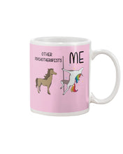 Load image into Gallery viewer, Funny Difference Between Me And Other Psychotherapists Unicorn And Horse Mug
