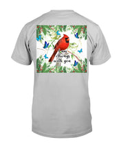Load image into Gallery viewer, Scarlet Macaw With Butterflies I Am Always With You Gift For Lover Guys Tee
