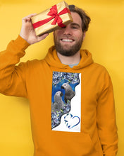 Load image into Gallery viewer, Magical Gray Couple African Parrot Gift For Bird Lovers Hoodie
