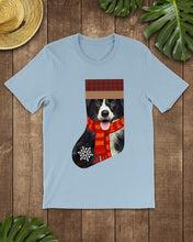 Load image into Gallery viewer, Santa Border Collie In Stock Gift For Dog Lovers Guys Tee
