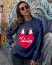 Load image into Gallery viewer, Couple Otter Valentine's Day Gift For Otter Lovers Sweatshirt
