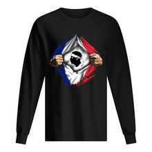 Load image into Gallery viewer, Corse Super Hero Flag Patriot Gift For Men Unisex Long Sleeve
