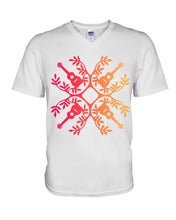 Load image into Gallery viewer, Four Ukuleles Unique Design Gift For Ukuleles Lovers Guys V-Neck
