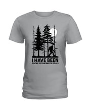 Load image into Gallery viewer, I Have Been Social Distancing For Years Trending Ladies Tee
