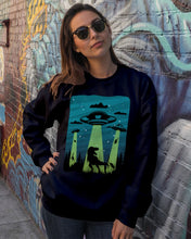 Load image into Gallery viewer, UFA Dinosaur T Rex Sky Full Of Stars Sweatshirt
