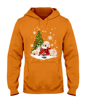 Load image into Gallery viewer, Funny Golden Retrievers Sleep In Red Boots Gift For Dog Lovers Hoodie
