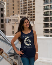 Load image into Gallery viewer, I Love You To The Moon And Back Gift For Son-In-Law Ladies Flowy Tank
