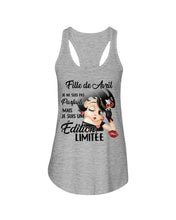 Load image into Gallery viewer, Fille De Avril Je Ne Suis Pas Parfaite Mais Je Suis Une Edition Limitee Ladies Flowy Tank
