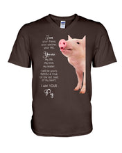 Load image into Gallery viewer, Pig I'm Your Friend Gift For Pig Lovers Guys V-Neck
