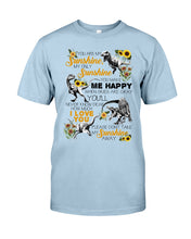Load image into Gallery viewer, My Only Sunshine Make Me Happy Special Custom Design Guys Tee
