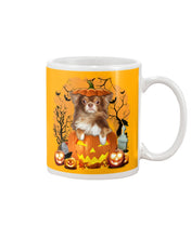 Load image into Gallery viewer, Chihuahua Book Pumpkin Halloween Gift For Dog Lovers Mug
