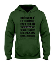 Load image into Gallery viewer, Désolé Cet Homme Est Déjà Pris Par Une Femme De Mars Birthday Gift Hoodie
