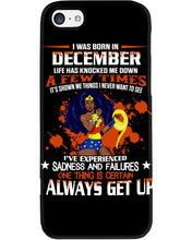 Load image into Gallery viewer, December Superwoman  Life Has Knocked Me Down Birthday Meaningful Gift Phone case
