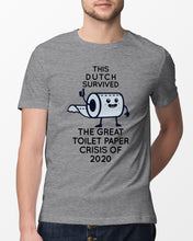 Load image into Gallery viewer, Dutch Survived The Great Toilet Paper Crisis Of 2020 For Personalized Nation Gift Guys Tee
