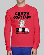 Load image into Gallery viewer, Crazy Goat Lady 2020 Quarantined Gift For Goat Lovers Unisex Long Sleeve
