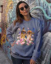 Load image into Gallery viewer, Pekingese With Peonies Gift For Dog Lovers Sweatshirt
