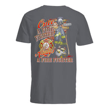 Load image into Gallery viewer, Once A Firefighter   Always A Firefighter   Special Custom Design Guys V-Neck
