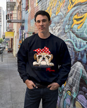Load image into Gallery viewer, Black Phone Case Bulldog Mom Gift For Bulldog Lovers Sweatshirt
