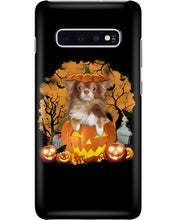Load image into Gallery viewer, Chihuahua Book Pumpkin Halloween Gift For Dog Lovers Phone case
