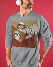 Load image into Gallery viewer, Three Cute Shih Tzu In Bag Gift For Dog Lovers Sweatshirt
