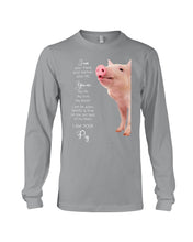 Load image into Gallery viewer, Pig I'm Your Friend Gift For Pig Lovers Unisex Long Sleeve
