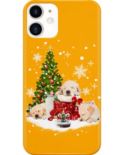 Load image into Gallery viewer, Funny Golden Retrievers Sleep In Red Boots Gift For Dog Lovers Phone case
