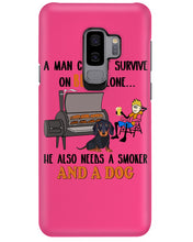 Load image into Gallery viewer, A Man Loves Beer And Dachshund Gift For Dog Lovers Phone case
