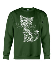 Load image into Gallery viewer, Cat With Clover Lucky Great Gift For Cat Lovers Sweatshirt
