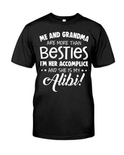 Load image into Gallery viewer, Me And Grandma Are More Than Besties Custom Gift For Family Guys Tee
