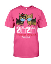 Load image into Gallery viewer, Tzu Shih 2020 The Year When Shit Got Real Custom Design Guys Tee
