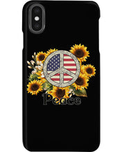 Load image into Gallery viewer, Peace Sign Sunflower Birthday Gift For Girls Phone case
