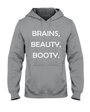 Load image into Gallery viewer, Brains Beauty Booty Special Custom Design Hoodie
