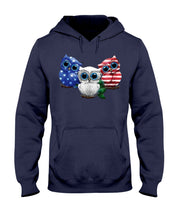 Load image into Gallery viewer, Lovely Phone Case Three Owl With US Flag Gift For Owl Lovers Hoodie
