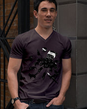 Load image into Gallery viewer, Cats Ink Funny Design Gift For Cats Lovers Guys V-Neck
