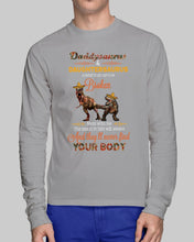 Load image into Gallery viewer, Daddysaurus Daughtersaurus A Bond That Can't Be Broken Unisex Long Sleeve
