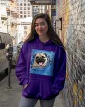 Load image into Gallery viewer, baby Pug In Denim Pocket Gift For Dog Lovers Hoodie
