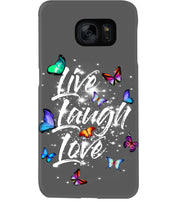 Load image into Gallery viewer, Butterfly Live Laugh Love Gift For Lover Phone case
