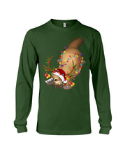 Load image into Gallery viewer, Platypus Gorgeous Reindeer Christmas Gift For Platypus Lovers Unisex Long Sleeve
