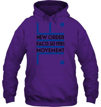Load image into Gallery viewer, New Order Facd 501981 Movement Simple Unique Custom Design Hoodie
