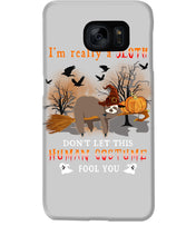 Load image into Gallery viewer, Sloth I'm Really A Storm Don't Let This Human Costume Halloween Gift Phone case
